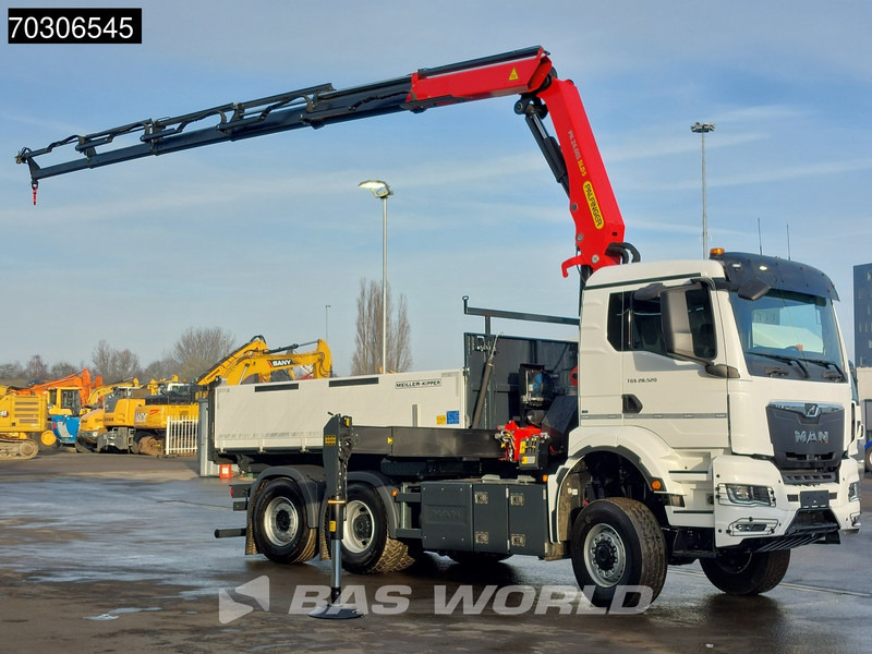 MAN TGS 28.520 6X4 NEW Palfinger PK24001 SLD 5 Kran 2-way tipper Retarder Lift+Steering Axle - Caminhão basculante, Caminhão grua: foto 3 MAN TGS 28.520 6X4 NEW Palfinger PK24001 SLD 5 Kran 2-way tipper Retarder Lift+Steering Axle - Caminhão basculante, Caminhão grua: foto 3
