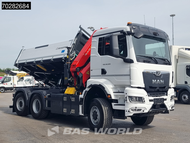 MAN TGS 28.520 6X4 Palfinger PK24001 SLD 5 Kran 2-way tipper Retarder Big-Axle Liftachse Euro 6 - Caminhão basculante, Caminhão grua: foto 3 MAN TGS 28.520 6X4 Palfinger PK24001 SLD 5 Kran 2-way tipper Retarder Big-Axle Liftachse Euro 6 - Caminhão basculante, Caminhão grua: foto 3