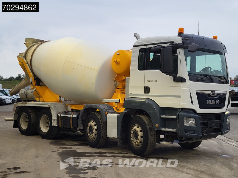 MAN TGS 32.420 8X4 9m3 Stetter Mixer Steel Suspension Automatic Euro 6 - Caminhão betoneira: foto 3 MAN TGS 32.420 8X4 9m3 Stetter Mixer Steel Suspension Automatic Euro 6 - Caminhão betoneira: foto 3