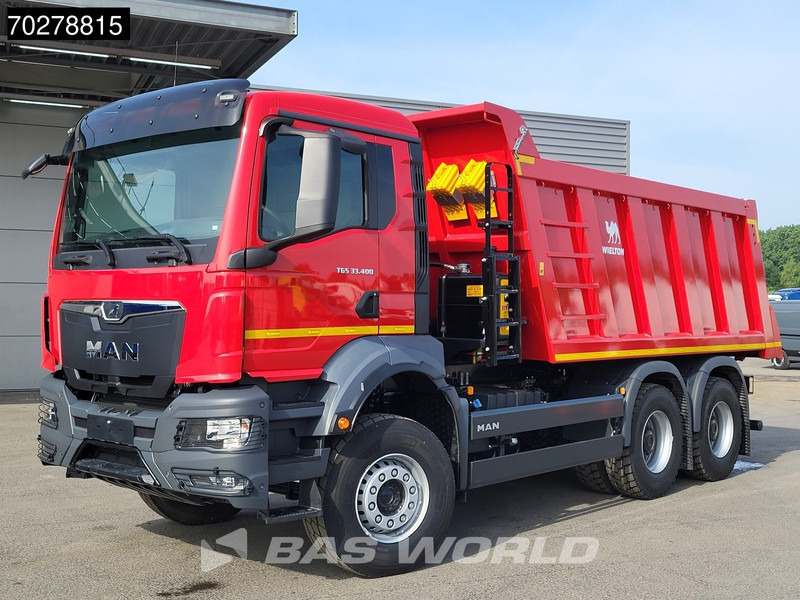 MAN TGS 33.400 6X4 NEW! 16m3 Wielton tipper Manual body heating Big-Axle Euro 5 - Caminhão basculante: foto 5 MAN TGS 33.400 6X4 NEW! 16m3 Wielton tipper Manual body heating Big-Axle Euro 5 - Caminhão basculante: foto 5