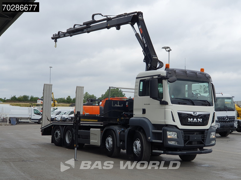 MAN TGS 35.360 8X2 HIAB X-Hiduo 158 BS-3 Crane Lift+lenkasche Machine transporter Euro 6 - Caminhão transporte de veículos, Caminhão grua: foto 3 MAN TGS 35.360 8X2 HIAB X-Hiduo 158 BS-3 Crane Lift+lenkasche Machine transporter Euro 6 - Caminhão transporte de veículos, Caminhão grua: foto 3