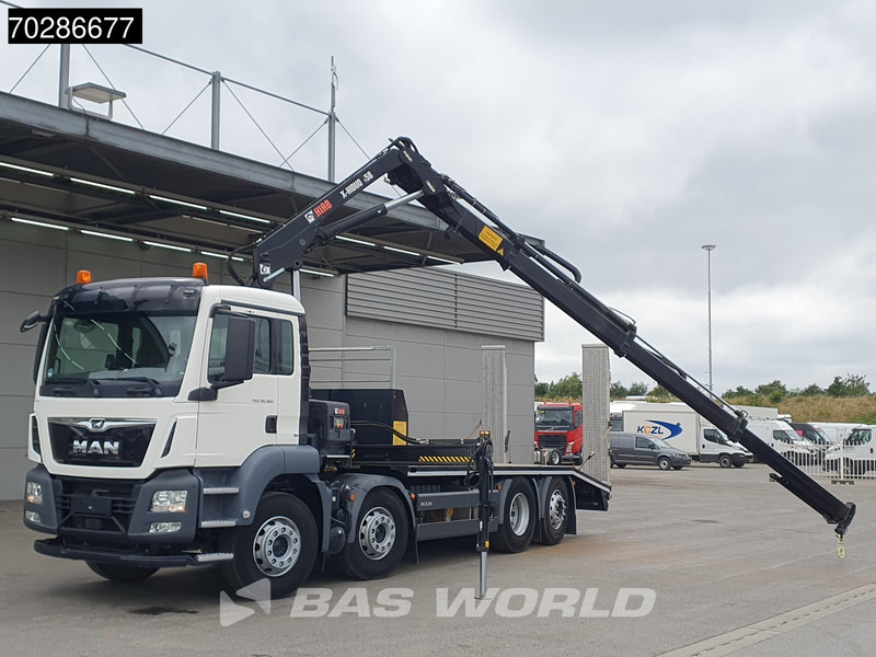 MAN TGS 35.360 8X2 HIAB X-Hiduo 158 BS-3 Crane Lift+lenkasche Machine transporter Euro 6 - Caminhão transporte de veículos, Caminhão grua: foto 5 MAN TGS 35.360 8X2 HIAB X-Hiduo 158 BS-3 Crane Lift+lenkasche Machine transporter Euro 6 - Caminhão transporte de veículos, Caminhão grua: foto 5