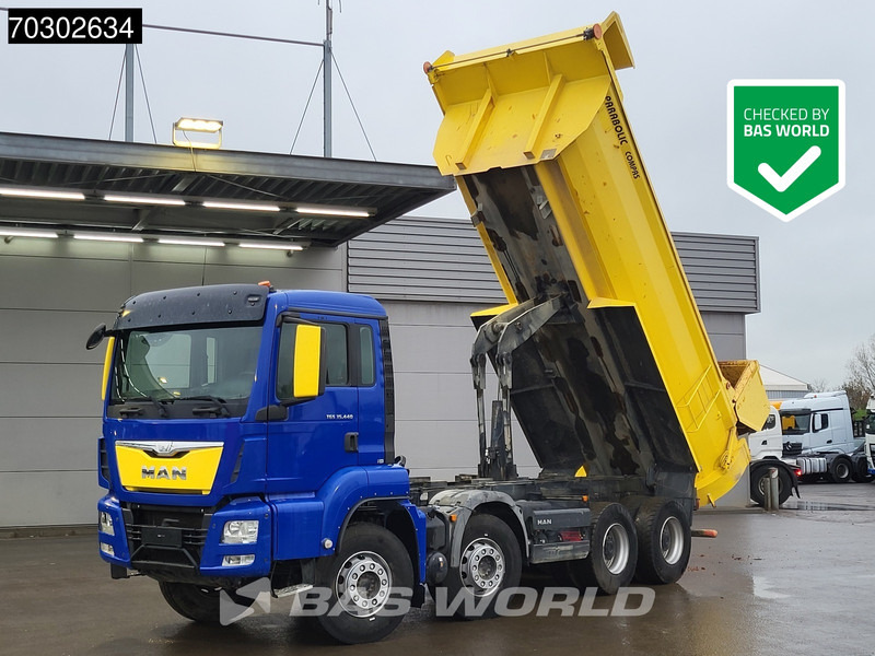 MAN TGS 35.440 8X4 14m3 tipper Steelsuspension Big-Axle Retarder Automatic Euro 6 - Caminhão basculante: foto 1 MAN TGS 35.440 8X4 14m3 tipper Steelsuspension Big-Axle Retarder Automatic Euro 6 - Caminhão basculante: foto 1