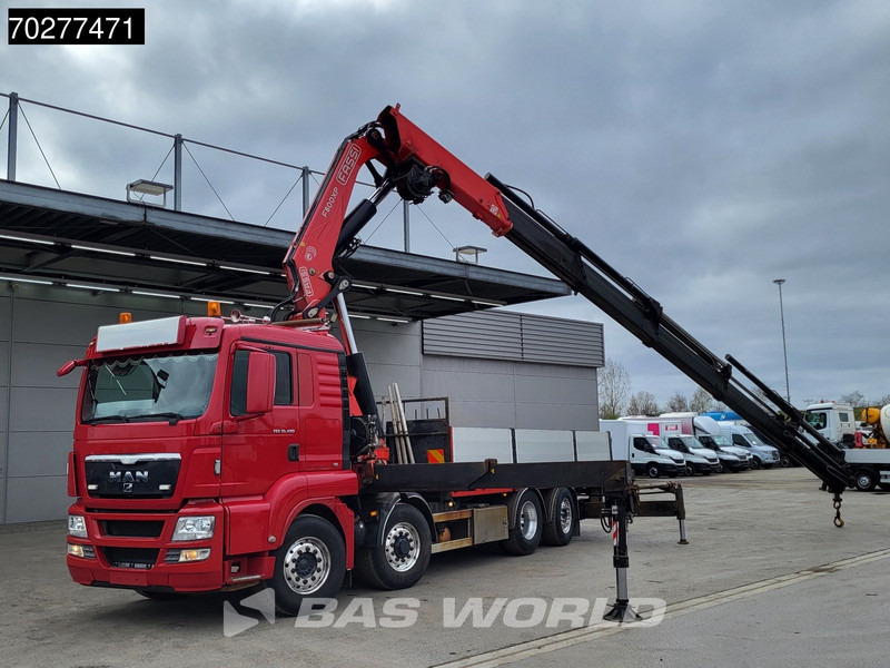 MAN TGS 35.480 8X4 Fassi F800BXP.28 Kran Crane Hydrodrive Lift-Lenkachse Euro 4 - Camião de caixa aberta/ Plataforma, Caminhão grua: foto 3 MAN TGS 35.480 8X4 Fassi F800BXP.28 Kran Crane Hydrodrive Lift-Lenkachse Euro 4 - Camião de caixa aberta/ Plataforma, Caminhão grua: foto 3