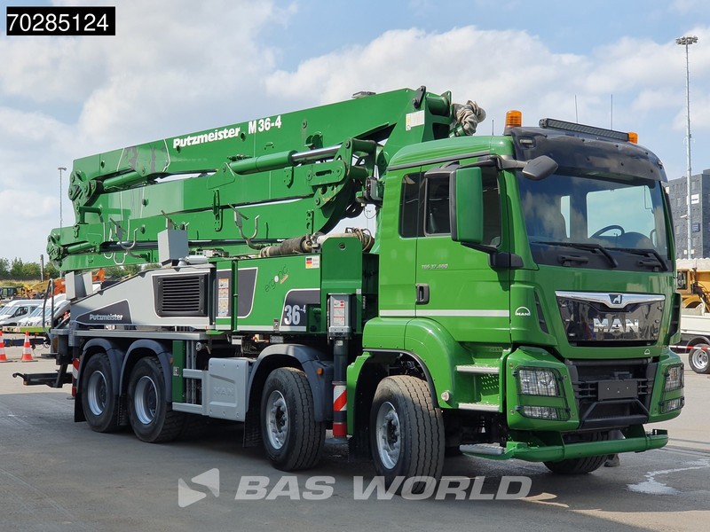 MAN TGS 37.460 8X4 Putzmeister M36-4 Pump Manual Big-Axle Steelsuspension Navi Euro 6 - Autobomba de betão: foto 3 MAN TGS 37.460 8X4 Putzmeister M36-4 Pump Manual Big-Axle Steelsuspension Navi Euro 6 - Autobomba de betão: foto 3