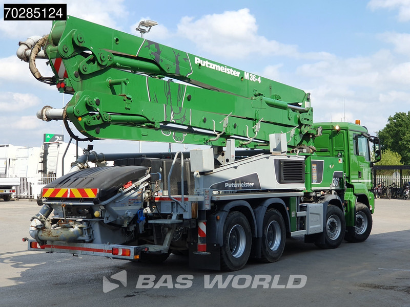 MAN TGS 37.460 8X4 Putzmeister M36-4 Pump Manual Big-Axle Steelsuspension Navi Euro 6 - Autobomba de betão: foto 5 MAN TGS 37.460 8X4 Putzmeister M36-4 Pump Manual Big-Axle Steelsuspension Navi Euro 6 - Autobomba de betão: foto 5