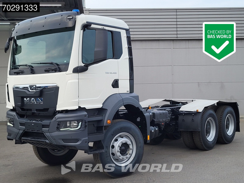 MAN TGS 40.400 6X4 NEW 6x4 chassis PTO Preparation Steelsuspension Big-Axle Automatic Euro 2 - Caminhão chassi: foto 1 MAN TGS 40.400 6X4 NEW 6x4 chassis PTO Preparation Steelsuspension Big-Axle Automatic Euro 2 - Caminhão chassi: foto 1