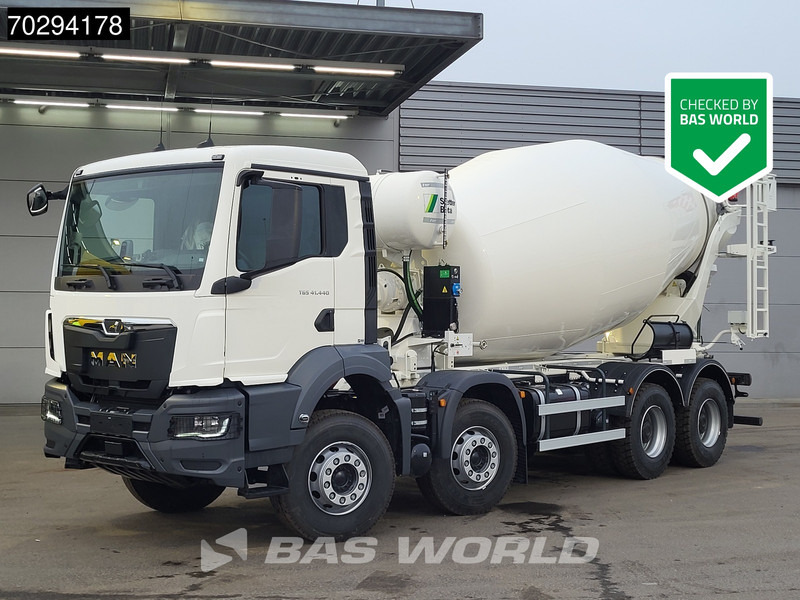 MAN TGS 41.440 8X4 NEW! 12m3 Stetter concrete mixer Big-Axle Steelsuspension Euro 6 - Caminhão betoneira: foto 1 MAN TGS 41.440 8X4 NEW! 12m3 Stetter concrete mixer Big-Axle Steelsuspension Euro 6 - Caminhão betoneira: foto 1