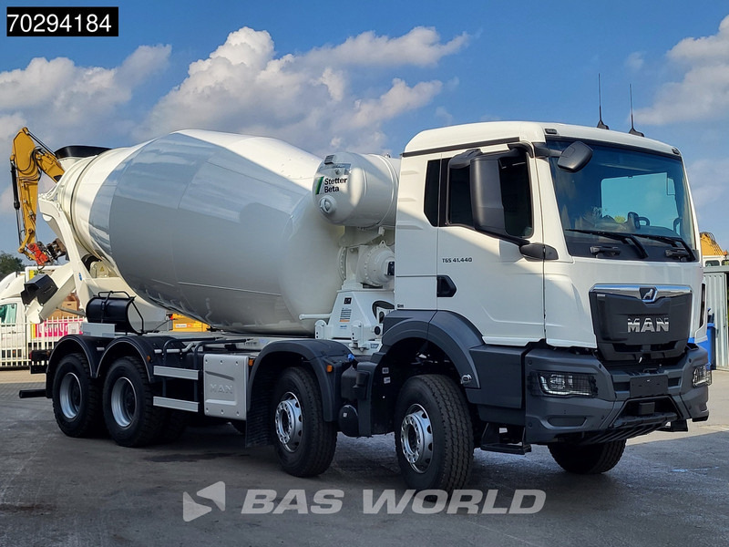 MAN TGS 41.440 8X4 New! 12m3 Stetter Mixer Big-Axle Steelsuspension Automatic Euro 6 - Caminhão betoneira: foto 3 MAN TGS 41.440 8X4 New! 12m3 Stetter Mixer Big-Axle Steelsuspension Automatic Euro 6 - Caminhão betoneira: foto 3