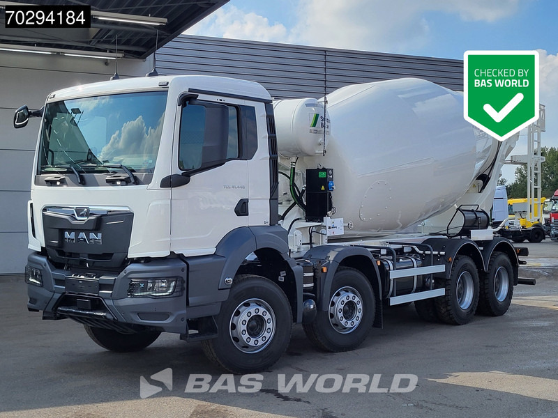 MAN TGS 41.440 8X4 New! 12m3 Stetter Mixer Big-Axle Steelsuspension Automatic Euro 6 - Caminhão betoneira: foto 1 MAN TGS 41.440 8X4 New! 12m3 Stetter Mixer Big-Axle Steelsuspension Automatic Euro 6 - Caminhão betoneira: foto 1