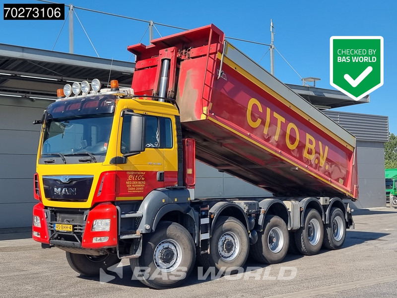 MAN TGS 41.480 10X8 NL-Truck BigAxle 10x8 22m3 Tipper Navi Euro 6 - Caminhão basculante: foto 1 MAN TGS 41.480 10X8 NL-Truck BigAxle 10x8 22m3 Tipper Navi Euro 6 - Caminhão basculante: foto 1
