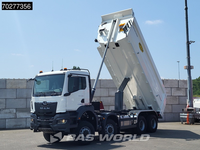 MAN TGS 41.480 8X6 NEW! 19m3 Meiller Tipper Big-Axle Steel suspension Automatic Euro 6 - Caminhão basculante: foto 2 MAN TGS 41.480 8X6 NEW! 19m3 Meiller Tipper Big-Axle Steel suspension Automatic Euro 6 - Caminhão basculante: foto 2