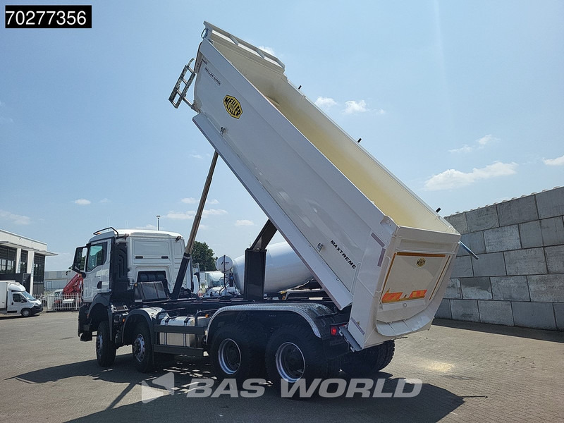 MAN TGS 41.480 8X6 NEW! 19m3 Meiller Tipper Big-Axle Steel suspension Automatic Euro 6 - Caminhão basculante: foto 3 MAN TGS 41.480 8X6 NEW! 19m3 Meiller Tipper Big-Axle Steel suspension Automatic Euro 6 - Caminhão basculante: foto 3