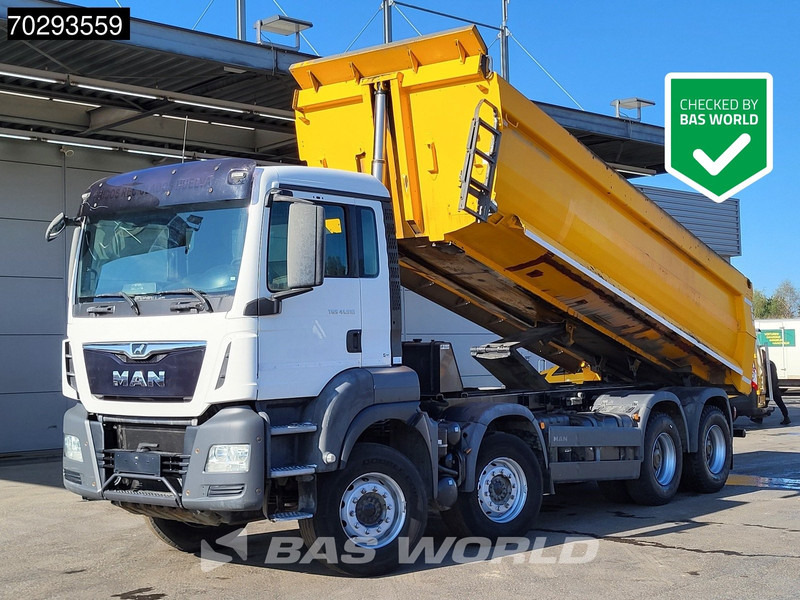 MAN TGS 41.510 8X4 19m3 Meiller tipper Steelsuspension Manual Big-Axle Euro 6 - Caminhão basculante: foto 1 MAN TGS 41.510 8X4 19m3 Meiller tipper Steelsuspension Manual Big-Axle Euro 6 - Caminhão basculante: foto 1