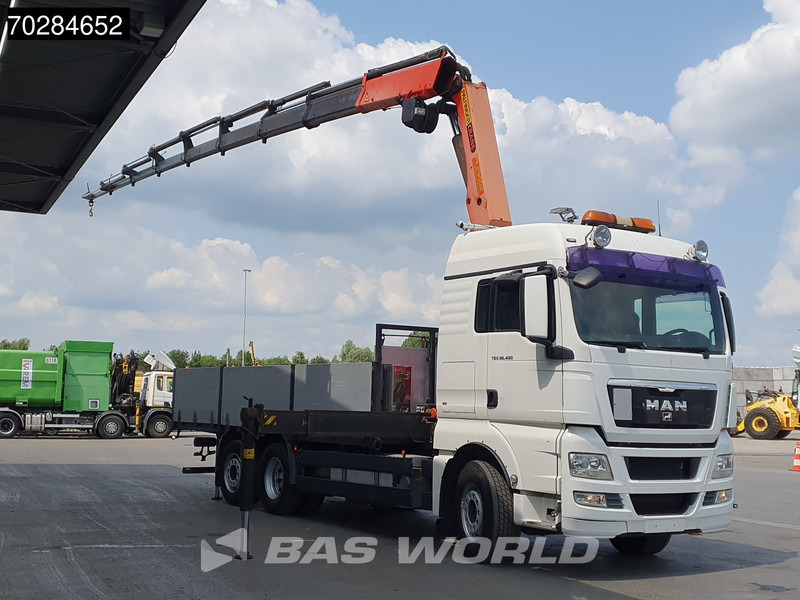 MAN TGX 26.480 TGX 6X2 Palfinger PK29002 Kran Crane 8 extensions Retarder Manual Euro 4 - Camião de caixa aberta/ Plataforma, Caminhão grua: foto 3 MAN TGX 26.480 TGX 6X2 Palfinger PK29002 Kran Crane 8 extensions Retarder Manual Euro 4 - Camião de caixa aberta/ Plataforma, Caminhão grua: foto 3