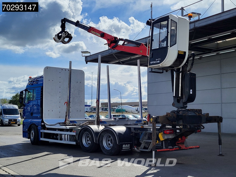 MAN TGX 33.580 TGX 6X4 Palfinger Epsilon Wood crane Holztransport Retarder Navi Xenon Euro 6 - Caminhão florestal, Caminhão grua: foto 2 MAN TGX 33.580 TGX 6X4 Palfinger Epsilon Wood crane Holztransport Retarder Navi Xenon Euro 6 - Caminhão florestal, Caminhão grua: foto 2