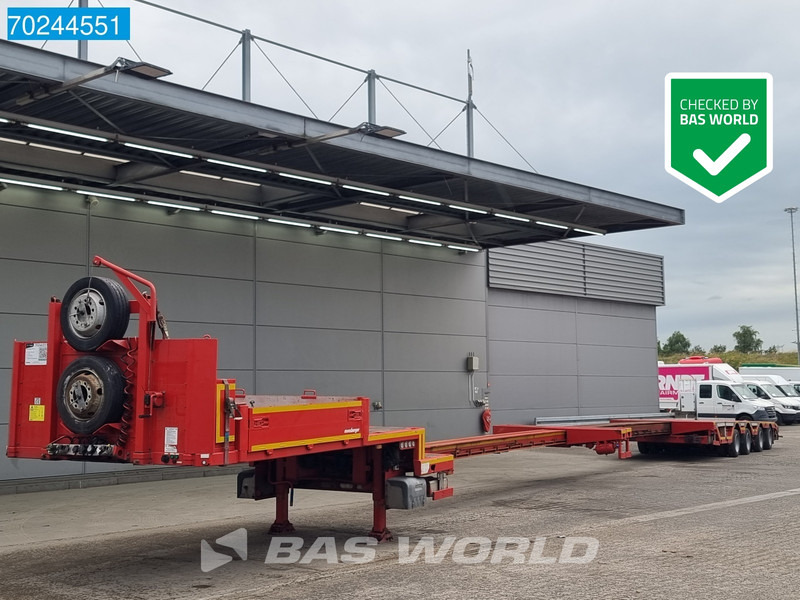 MEUSBURGER MTS-4 2xAusziehbar bis 21M Lift + 4xLenkachse - Semireboque baixa: foto 2 MEUSBURGER MTS-4 2xAusziehbar bis 21M Lift + 4xLenkachse - Semireboque baixa: foto 2