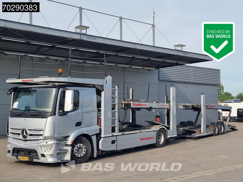 Mercedes-Benz Actros 1843 4X2 NL-Truck 8 Cars Hydraulic Winch Kässbohrer Car Transporter Euro 6 - Caminhão transporte de veículos: foto 1 Mercedes-Benz Actros 1843 4X2 NL-Truck 8 Cars Hydraulic Winch Kässbohrer Car Transporter Euro 6 - Caminhão transporte de veículos: foto 1