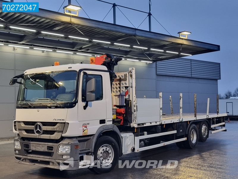 Mercedes-Benz Actros 2536 6X2 Palfinger PK14002-EH A Remote Lift+Lenkachse EEV - Camião de caixa aberta/ Plataforma, Caminhão grua: foto 2 Mercedes-Benz Actros 2536 6X2 Palfinger PK14002-EH A Remote Lift+Lenkachse EEV - Camião de caixa aberta/ Plataforma, Caminhão grua: foto 2