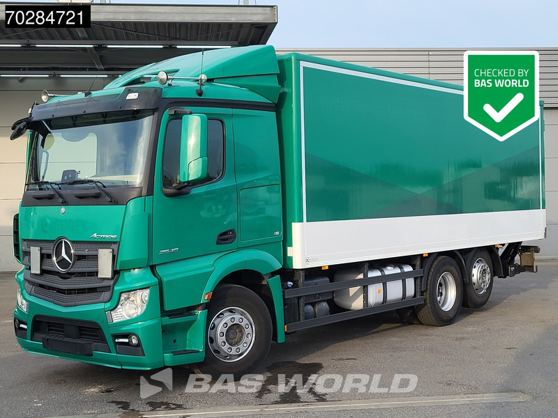 Mercedes-Benz Actros 2545 6X2 1500kg Ladebordwand Retarder Automatic Liftachse ACC Euro 6 - Caminhão furgão: foto 1 Mercedes-Benz Actros 2545 6X2 1500kg Ladebordwand Retarder Automatic Liftachse ACC Euro 6 - Caminhão furgão: foto 1