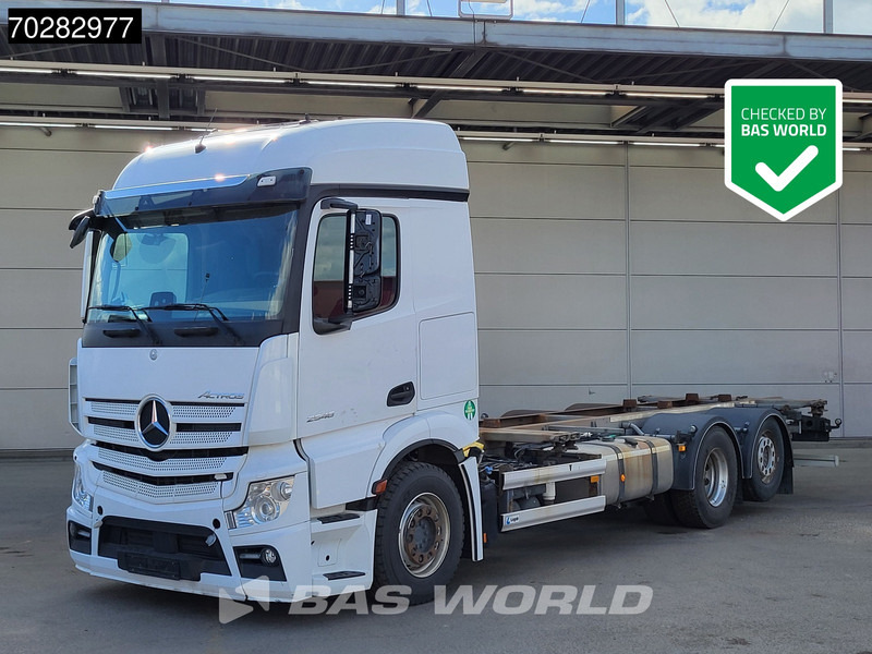 Mercedes-Benz Actros 2548 Actros 6X2 BROKEN ENGINE Lift-Axle Xenon Automatic Euro 6 - Caminhão transportador de contêineres/ Caixa móvel: foto 1 Mercedes-Benz Actros 2548 Actros 6X2 BROKEN ENGINE Lift-Axle Xenon Automatic Euro 6 - Caminhão transportador de contêineres/ Caixa móvel: foto 1