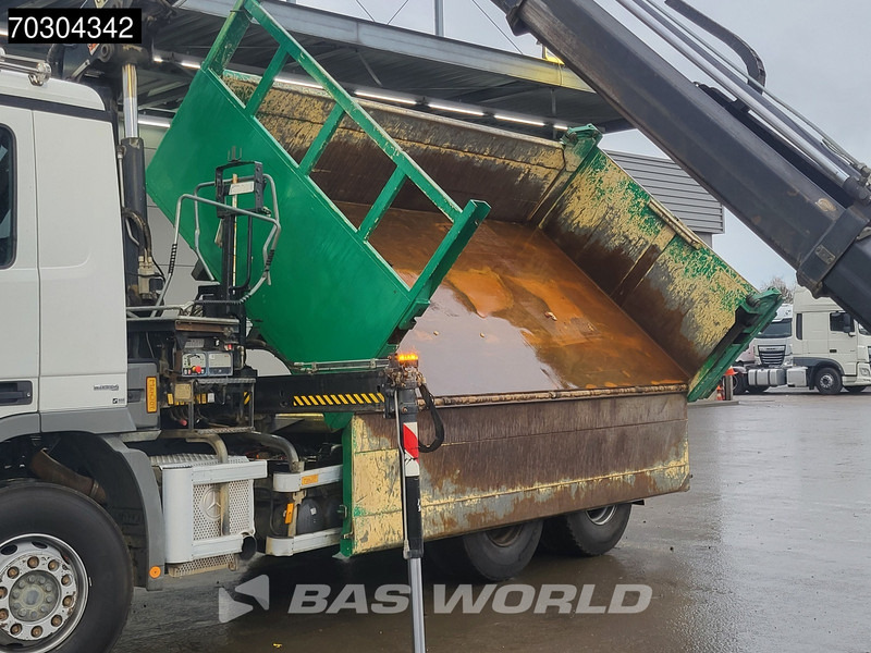 Mercedes-Benz Actros 2646 Actros 6X4 HIAB 122 BS-2 HIDUO Crane Kran 3-way tipper Big-Axle Euro 5 - Caminhão basculante, Caminhão grua: foto 3 Mercedes-Benz Actros 2646 Actros 6X4 HIAB 122 BS-2 HIDUO Crane Kran 3-way tipper Big-Axle Euro 5 - Caminhão basculante, Caminhão grua: foto 3