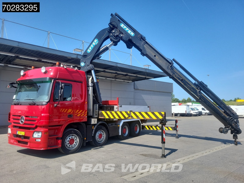 Mercedes-Benz Actros 2648 850 8X4 Effer 350/9S Kran Fifth wheel Big-Axle Automatic Euro 5 - Camião de caixa aberta/ Plataforma, Caminhão grua: foto 3 Mercedes-Benz Actros 2648 850 8X4 Effer 350/9S Kran Fifth wheel Big-Axle Automatic Euro 5 - Camião de caixa aberta/ Plataforma, Caminhão grua: foto 3
