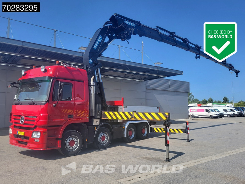 Mercedes-Benz Actros 2648 850 8X4 Effer 350/9S Kran Fifth wheel Big-Axle Automatic Euro 5 - Camião de caixa aberta/ Plataforma, Caminhão grua: foto 1 Mercedes-Benz Actros 2648 850 8X4 Effer 350/9S Kran Fifth wheel Big-Axle Automatic Euro 5 - Camião de caixa aberta/ Plataforma, Caminhão grua: foto 1