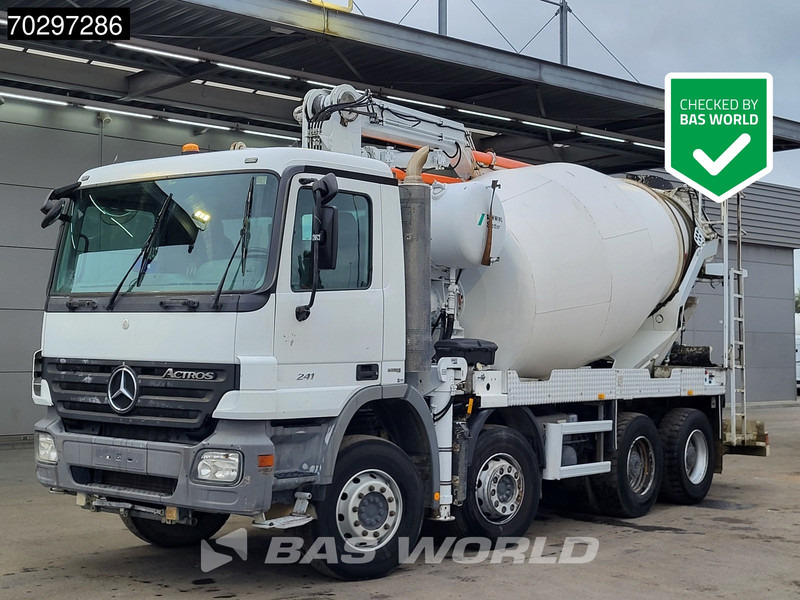Mercedes-Benz Actros 3241 8X4 21meter Pump + 7m3 Stetter Mixer Steelsuspension Big-Axle Manual Euro 5 - Autobomba de betão: foto 1 Mercedes-Benz Actros 3241 8X4 21meter Pump + 7m3 Stetter Mixer Steelsuspension Big-Axle Manual Euro 5 - Autobomba de betão: foto 1
