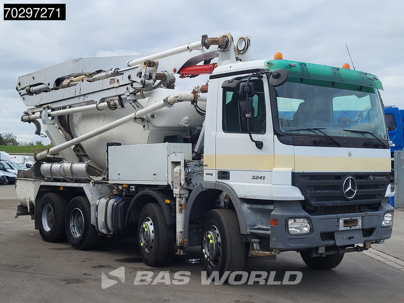 Mercedes-Benz Actros 3241 8X4 7m3 Putzmeister Mixer Big-Axle Steelsuspension 3-Pedals Pompe+Mixer Euro 4 - Autobomba de betão: foto 3 Mercedes-Benz Actros 3241 8X4 7m3 Putzmeister Mixer Big-Axle Steelsuspension 3-Pedals Pompe+Mixer Euro 4 - Autobomba de betão: foto 3