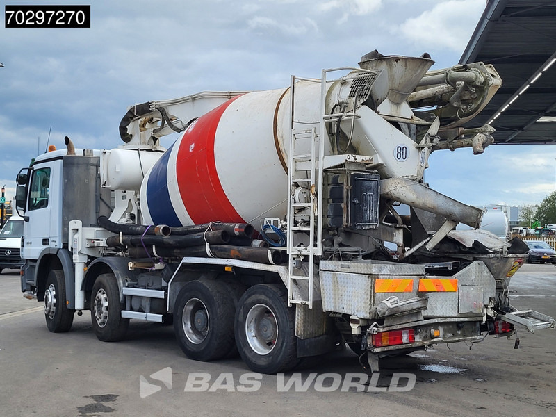 Mercedes-Benz Actros 3241 8X4 Putzmeister TMM 21-3 Mixer Big-Axle Steelsuspension Automatic Euro 4 - Autobomba de betão: foto 2 Mercedes-Benz Actros 3241 8X4 Putzmeister TMM 21-3 Mixer Big-Axle Steelsuspension Automatic Euro 4 - Autobomba de betão: foto 2