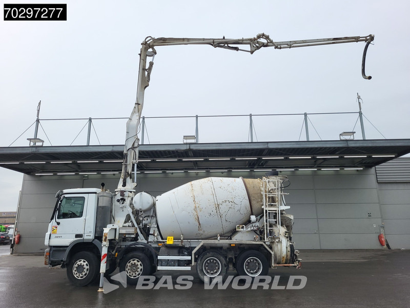 Mercedes-Benz Actros 3241 8X4 Putzmeister TMM 21-3 PUMI 7m3 Liebherr Big-Axle 3-Pedals Euro 4 - Autobomba de betão: foto 5 Mercedes-Benz Actros 3241 8X4 Putzmeister TMM 21-3 PUMI 7m3 Liebherr Big-Axle 3-Pedals Euro 4 - Autobomba de betão: foto 5