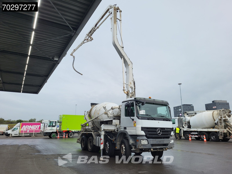 Mercedes-Benz Actros 3241 8X4 Putzmeister TMM 21-3 PUMI 7m3 Liebherr Big-Axle 3-Pedals Euro 4 - Autobomba de betão: foto 3 Mercedes-Benz Actros 3241 8X4 Putzmeister TMM 21-3 PUMI 7m3 Liebherr Big-Axle 3-Pedals Euro 4 - Autobomba de betão: foto 3