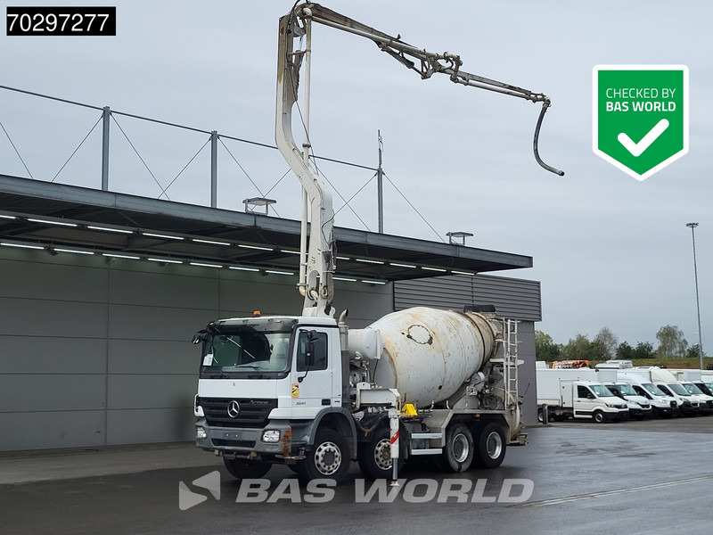 Mercedes-Benz Actros 3241 8X4 Putzmeister TMM 21-3 PUMI 7m3 Liebherr Big-Axle 3-Pedals Euro 4 - Autobomba de betão: foto 1 Mercedes-Benz Actros 3241 8X4 Putzmeister TMM 21-3 PUMI 7m3 Liebherr Big-Axle 3-Pedals Euro 4 - Autobomba de betão: foto 1