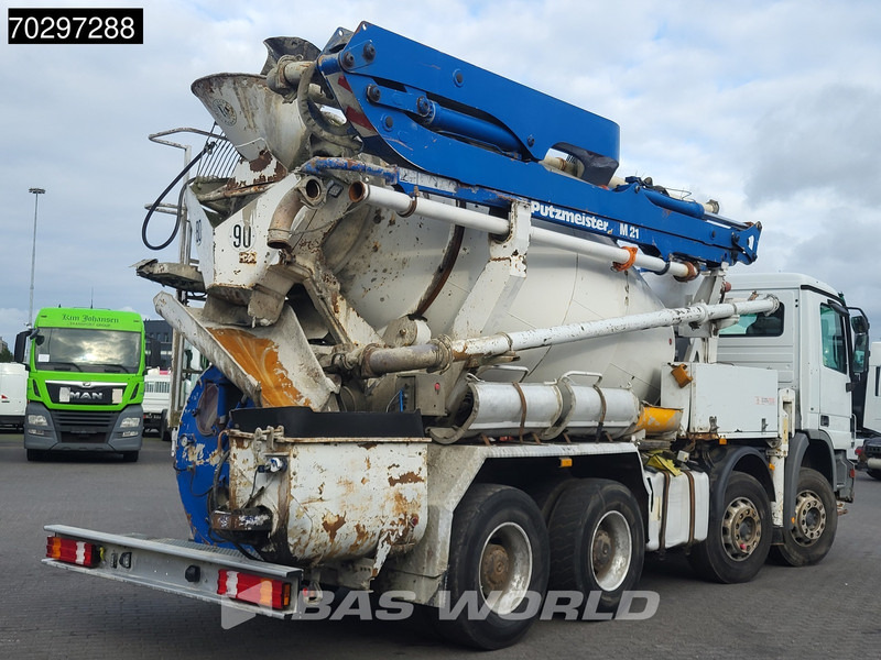 Mercedes-Benz Actros 3241 8X4 Putzmeister TMM 21 +7m3 Liebherr PUMI Steelsuspension 3-Pedals Euro 3 - Autobomba de betão: foto 5 Mercedes-Benz Actros 3241 8X4 Putzmeister TMM 21 +7m3 Liebherr PUMI Steelsuspension 3-Pedals Euro 3 - Autobomba de betão: foto 5