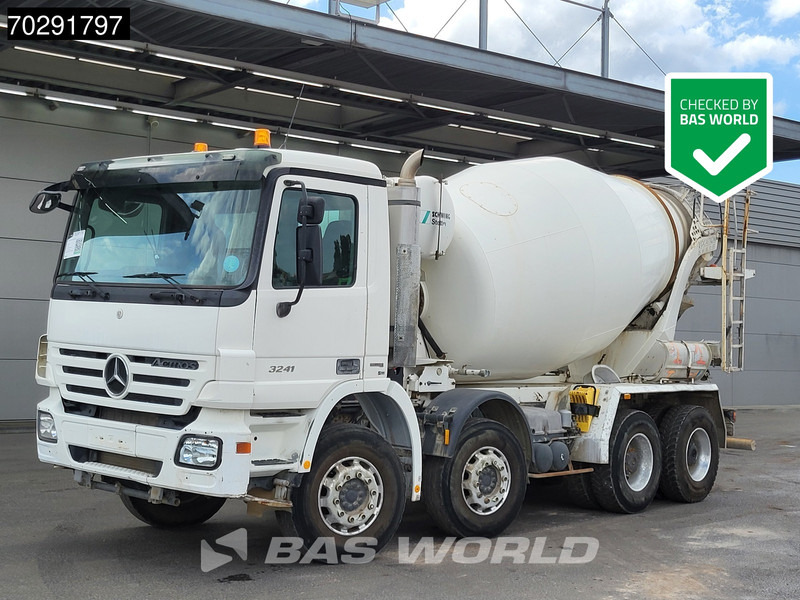 Mercedes-Benz Actros 3241 8X4 Retarder 9m3 Stetter Steelsuspension 3-Pedals Euro 4 - Caminhão betoneira: foto 1 Mercedes-Benz Actros 3241 8X4 Retarder 9m3 Stetter Steelsuspension 3-Pedals Euro 4 - Caminhão betoneira: foto 1