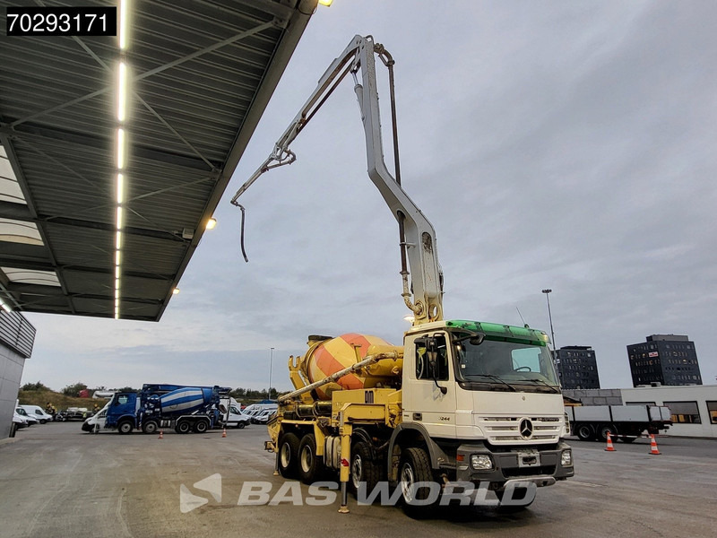 Mercedes-Benz Actros 3244 8X4 Retarder Putzmeister 24 Mtrs Pumi Big-Axle 3-Pedals Euro 4 - Autobomba de betão: foto 3 Mercedes-Benz Actros 3244 8X4 Retarder Putzmeister 24 Mtrs Pumi Big-Axle 3-Pedals Euro 4 - Autobomba de betão: foto 3