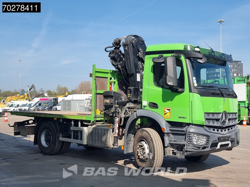 Mercedes-Benz Arocs 1830 4X2 Hiab 122 ES-3 HIPRO Kran Crane Big-Axle Euro 6 - Camião de caixa aberta/ Plataforma, Caminhão grua: foto 3 Mercedes-Benz Arocs 1830 4X2 Hiab 122 ES-3 HIPRO Kran Crane Big-Axle Euro 6 - Camião de caixa aberta/ Plataforma, Caminhão grua: foto 3