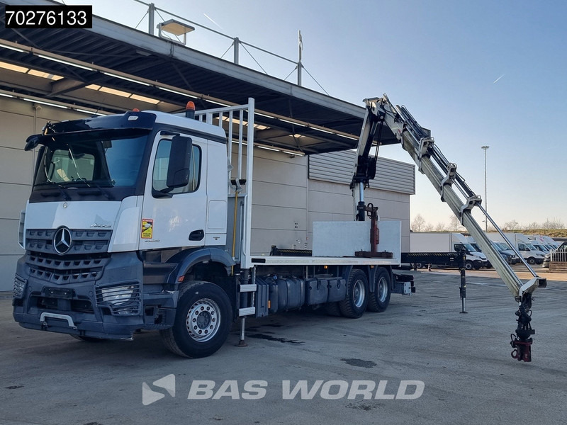 Mercedes-Benz Arocs 2636 6X4 HIAB X-HIDUO 188 ES-S Crane Kran Big axle Euro 6 - Camião de caixa aberta/ Plataforma, Caminhão grua: foto 5 Mercedes-Benz Arocs 2636 6X4 HIAB X-HIDUO 188 ES-S Crane Kran Big axle Euro 6 - Camião de caixa aberta/ Plataforma, Caminhão grua: foto 5