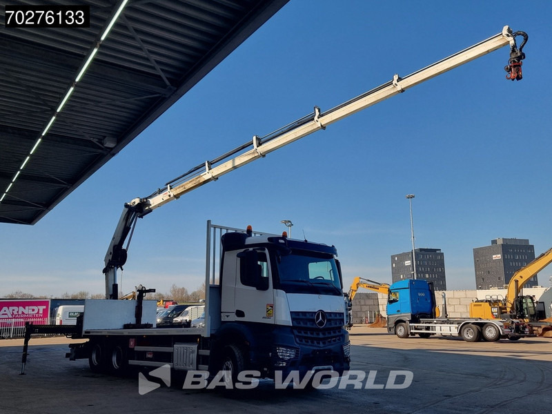 Mercedes-Benz Arocs 2636 6X4 HIAB X-HIDUO 188 ES-S Crane Kran Big axle Euro 6 - Camião de caixa aberta/ Plataforma, Caminhão grua: foto 3 Mercedes-Benz Arocs 2636 6X4 HIAB X-HIDUO 188 ES-S Crane Kran Big axle Euro 6 - Camião de caixa aberta/ Plataforma, Caminhão grua: foto 3