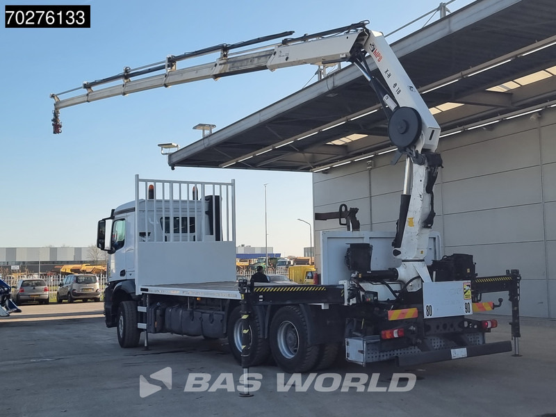 Mercedes-Benz Arocs 2636 6X4 HIAB X-HIDUO 188 ES-S Crane Kran Big axle Euro 6 - Camião de caixa aberta/ Plataforma, Caminhão grua: foto 2 Mercedes-Benz Arocs 2636 6X4 HIAB X-HIDUO 188 ES-S Crane Kran Big axle Euro 6 - Camião de caixa aberta/ Plataforma, Caminhão grua: foto 2