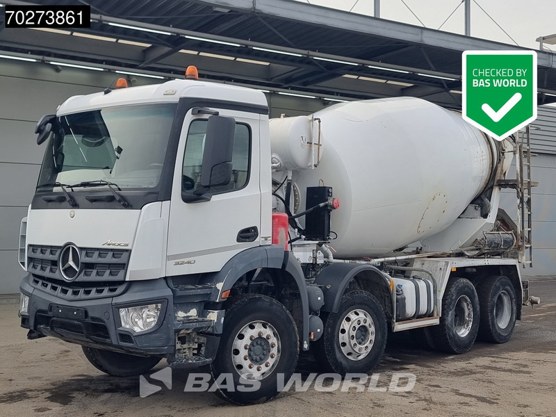 Mercedes-Benz Arocs 3240 8X4 9m3 Steelsuspension Automatic Alcoa's Euro 6 - Caminhão betoneira: foto 1 Mercedes-Benz Arocs 3240 8X4 9m3 Steelsuspension Automatic Alcoa's Euro 6 - Caminhão betoneira: foto 1