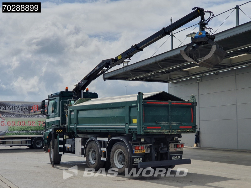 Mercedes-Benz Arocs 3342 Arocs 6X6 NL-Truck HMF 1643 Z-Crane Kran Steering Axle Big-Axle Euro 6 - Caminhão basculante, Caminhão grua: foto 2 Mercedes-Benz Arocs 3342 Arocs 6X6 NL-Truck HMF 1643 Z-Crane Kran Steering Axle Big-Axle Euro 6 - Caminhão basculante, Caminhão grua: foto 2