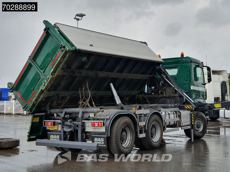 Caminhão basculante, Caminhão grua Mercedes-Benz Arocs 3342 Arocs 6X6 NL-Truck HMF 1643 Z-Crane Kran Steering Axle Big-Axle Euro 6: foto 12