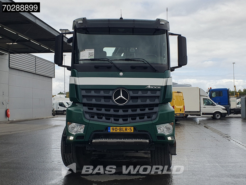 Caminhão basculante, Caminhão grua Mercedes-Benz Arocs 3342 Arocs 6X6 NL-Truck HMF 1643 Z-Crane Kran Steering Axle Big-Axle Euro 6: foto 17
