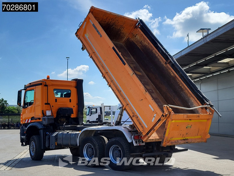 Mercedes-Benz Arocs 3345 6X6 11m3 Meiller Mixer Steelsuspension Big-Axle Euro 6 - Caminhão basculante: foto 2 Mercedes-Benz Arocs 3345 6X6 11m3 Meiller Mixer Steelsuspension Big-Axle Euro 6 - Caminhão basculante: foto 2