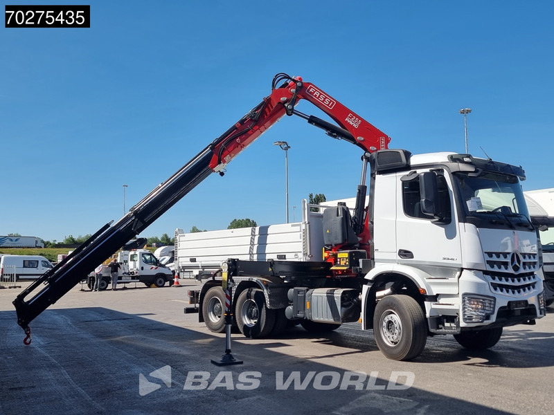 Mercedes-Benz Arocs 3348 6X4 Fassi F255A2.24 Kran Crane 9m3 3-Sided Tipper Big-Axle Euro 6 - Caminhão basculante, Caminhão grua: foto 5 Mercedes-Benz Arocs 3348 6X4 Fassi F255A2.24 Kran Crane 9m3 3-Sided Tipper Big-Axle Euro 6 - Caminhão basculante, Caminhão grua: foto 5