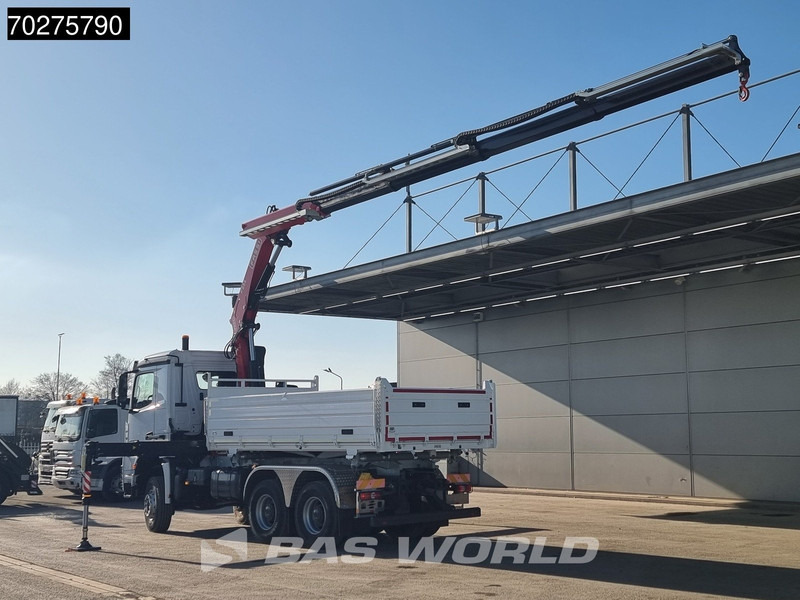 Mercedes-Benz Arocs 3348 6X6 Full Steel Retarder Fassi 25T/M Crane Kran Euro 6 - Caminhão basculante, Caminhão grua: foto 2 Mercedes-Benz Arocs 3348 6X6 Full Steel Retarder Fassi 25T/M Crane Kran Euro 6 - Caminhão basculante, Caminhão grua: foto 2