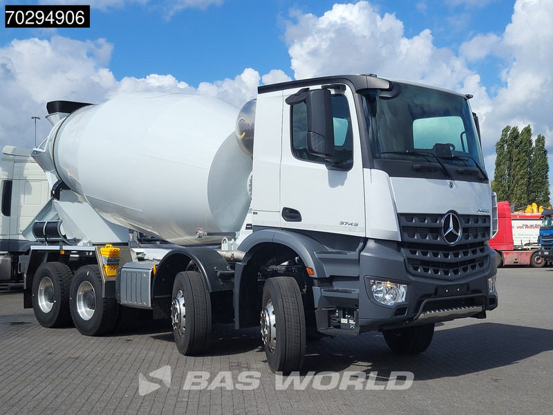 Mercedes-Benz Arocs 3743 8X4 New! 10m3 FML BSH 103 Mixer Steelsuspension Big-Axle Automatic Euro 6 - Caminhão betoneira: foto 3 Mercedes-Benz Arocs 3743 8X4 New! 10m3 FML BSH 103 Mixer Steelsuspension Big-Axle Automatic Euro 6 - Caminhão betoneira: foto 3