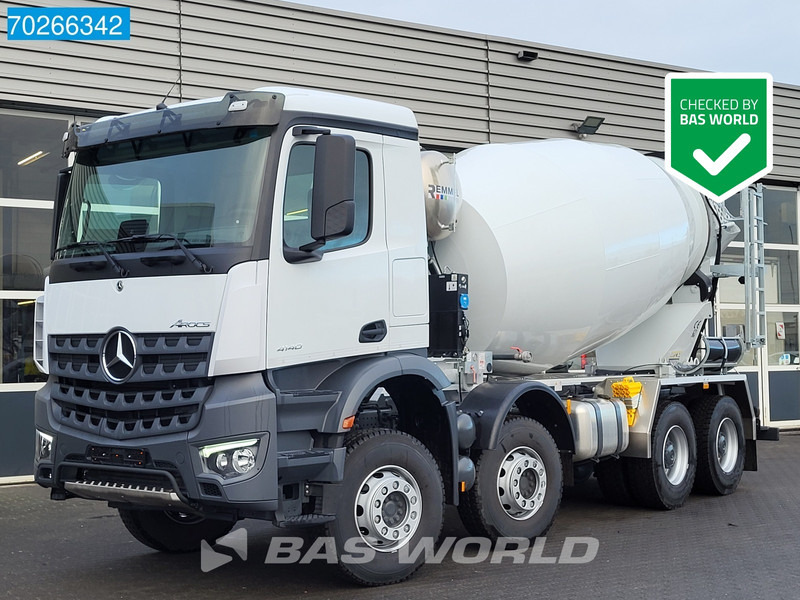 Mercedes-Benz Arocs 4140 8X4 NEW 10m3 Remmel mixer Big-Axle Steelsuspension Euro 3 - Caminhão betoneira: foto 1 Mercedes-Benz Arocs 4140 8X4 NEW 10m3 Remmel mixer Big-Axle Steelsuspension Euro 3 - Caminhão betoneira: foto 1